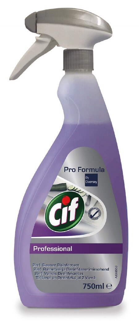 Cif Professional 2in1 Cleaner Disinfectant 0,75l -